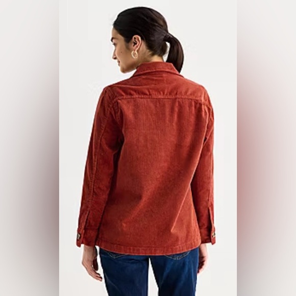 St. John's Bay Womens Midweight Shirt Jacket - Picture 2 of 6